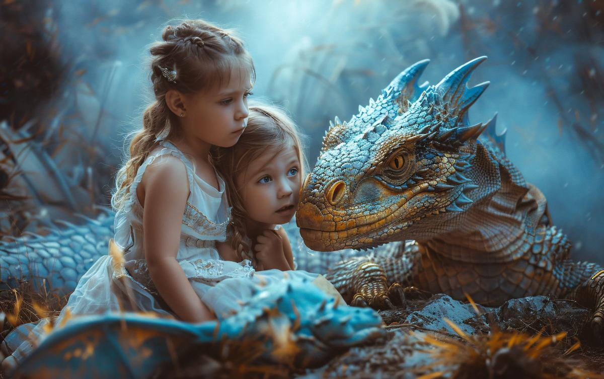 &amp;nbsp;діти із драконом фентезі