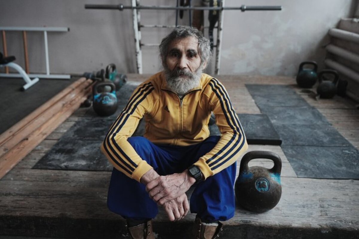 Юрій Васильєв на тренуванні