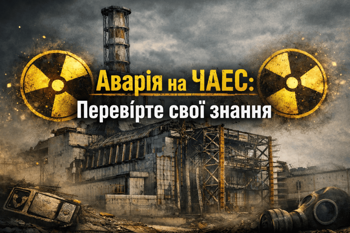 Що ви знаєте про аварію на ЧАЕС: перевірте знання