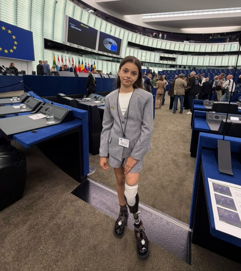 Саша Паскаль у залі Європарламенту&amp;nbsp;