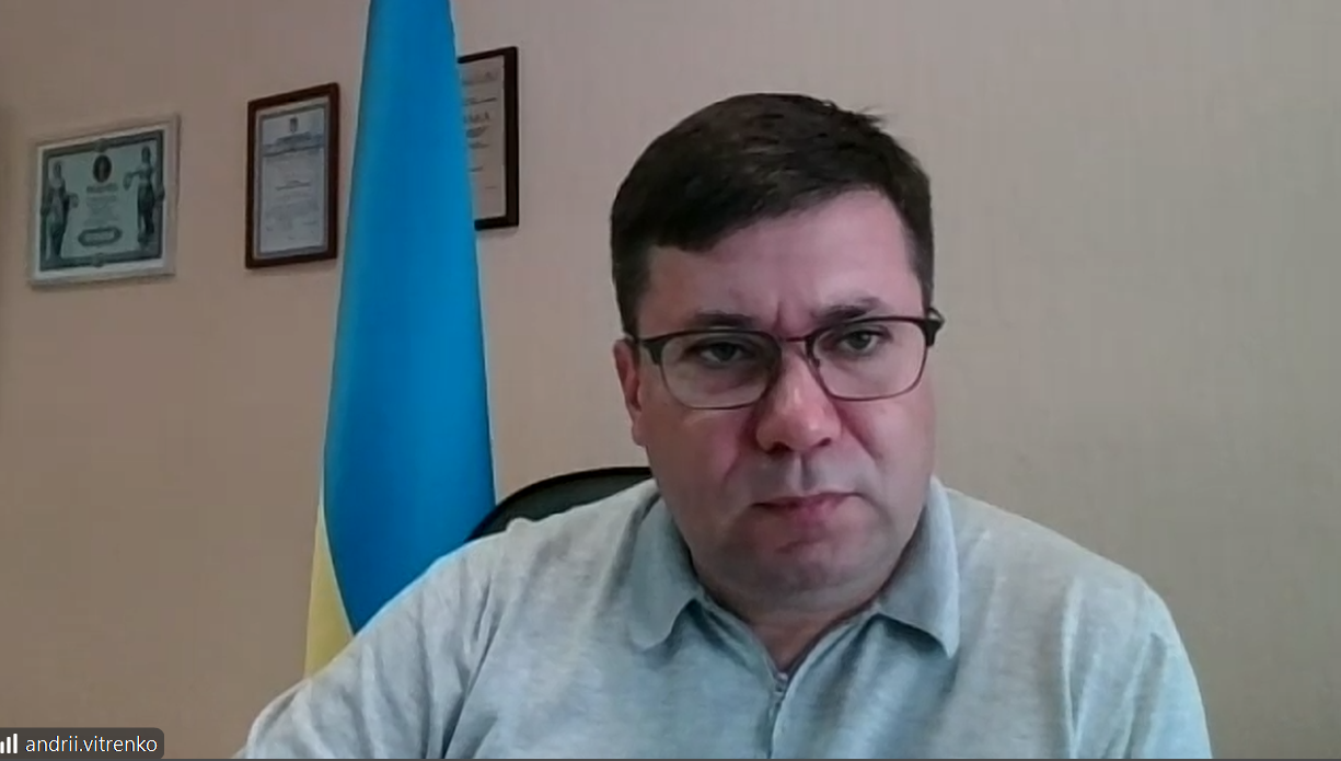 Андрій Вітренко під час зустрічі зі студентами та журналістами